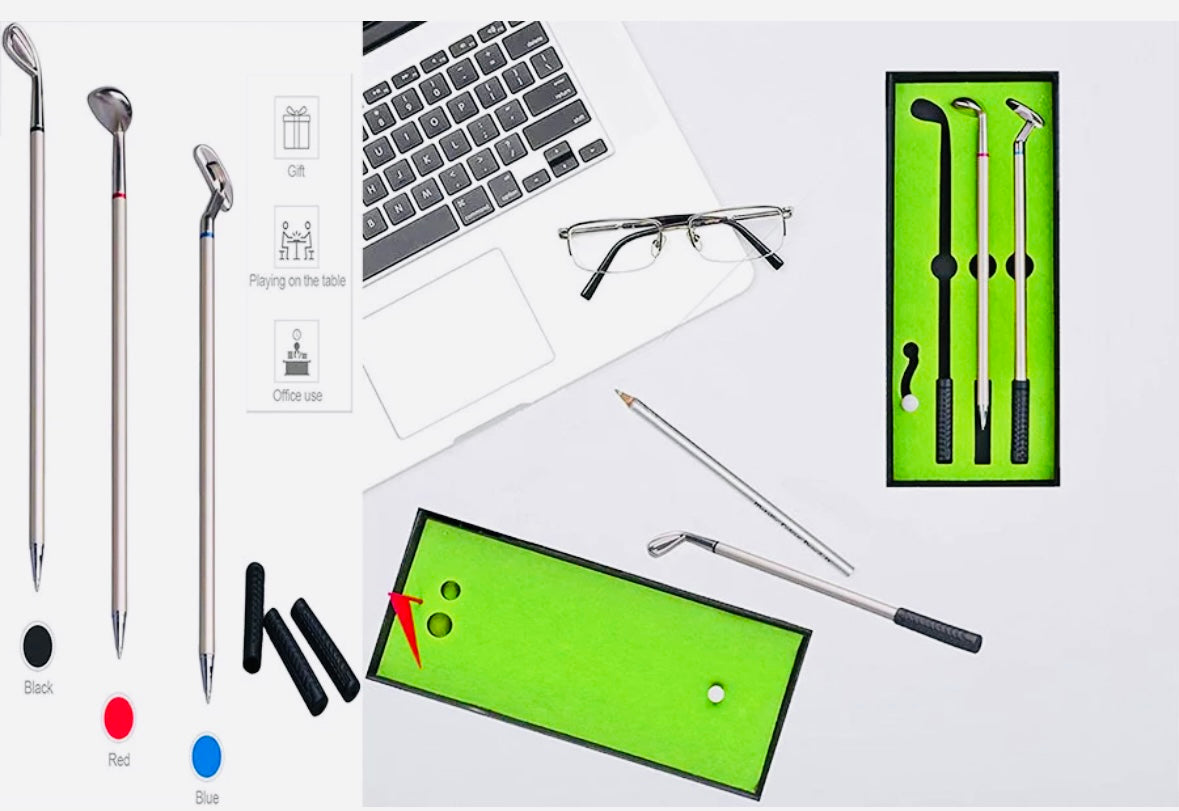 Mini Golf Pen Set