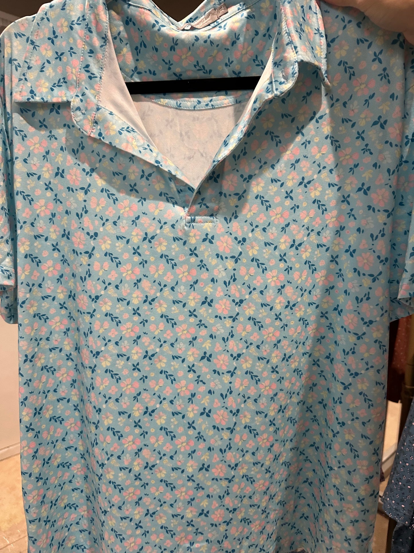Men’s Back Nine Bloom Polo