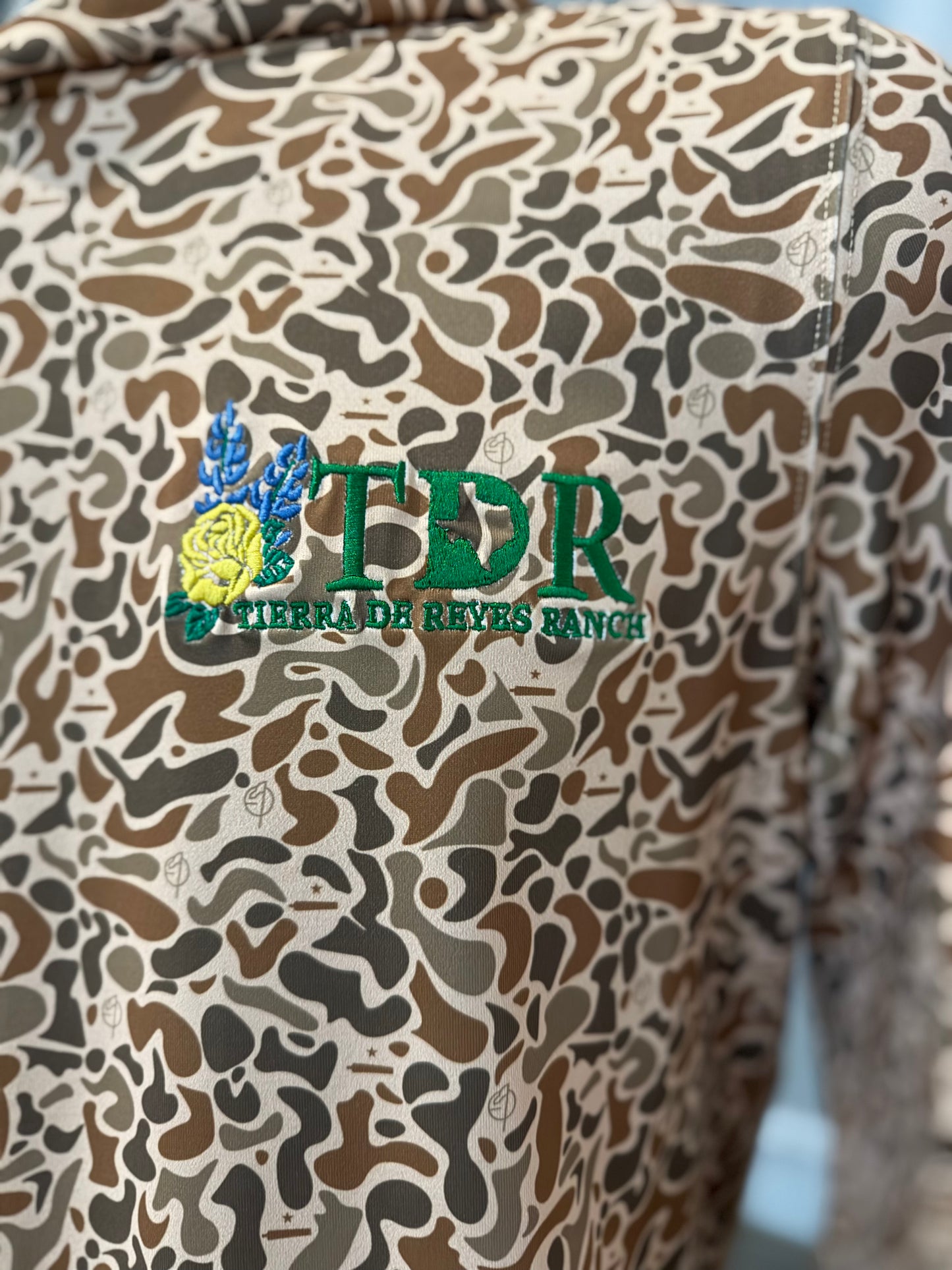 Camo Golf Pullover TDR Edition