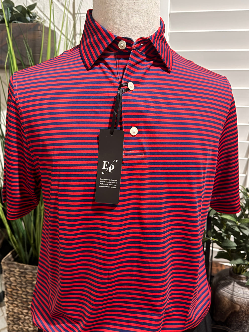 Gentlemen’s Red Flag Stripe Signature Polo