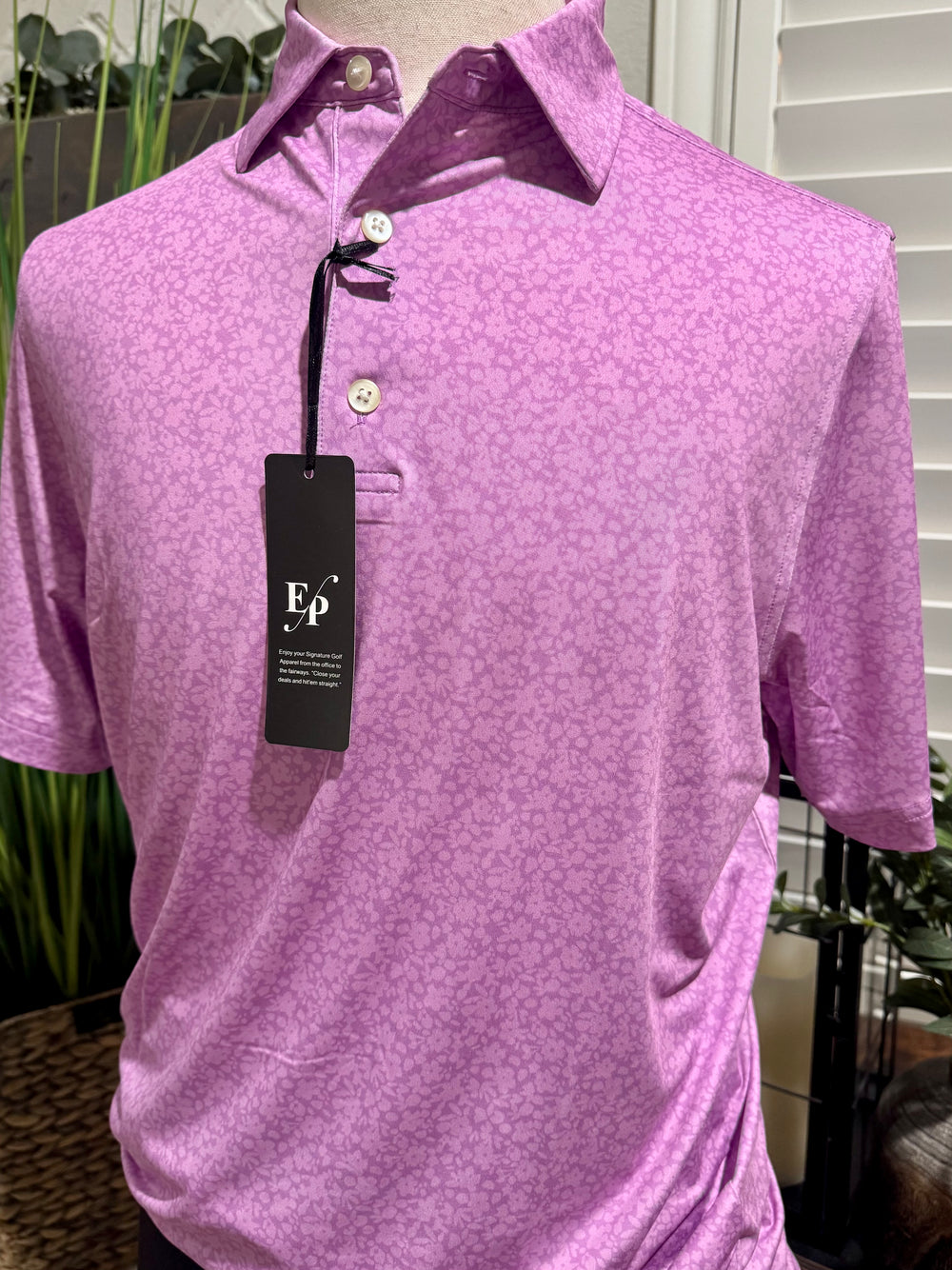 Gentlemen’s Purple Par Signature Polo