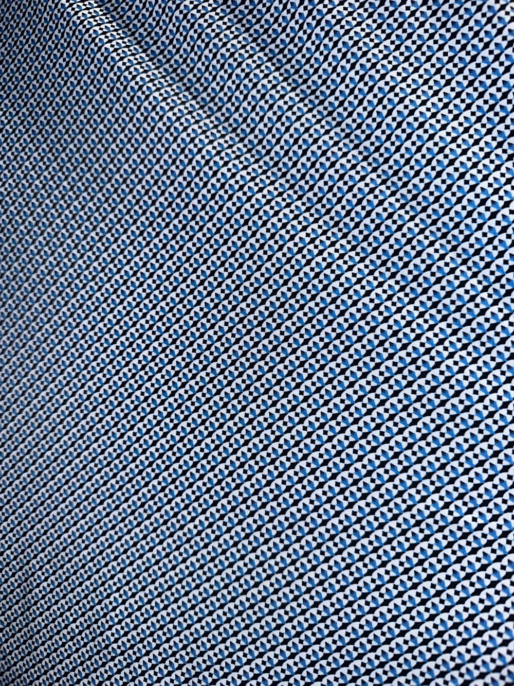Gentlemen’s Blue Textured Signature Polo