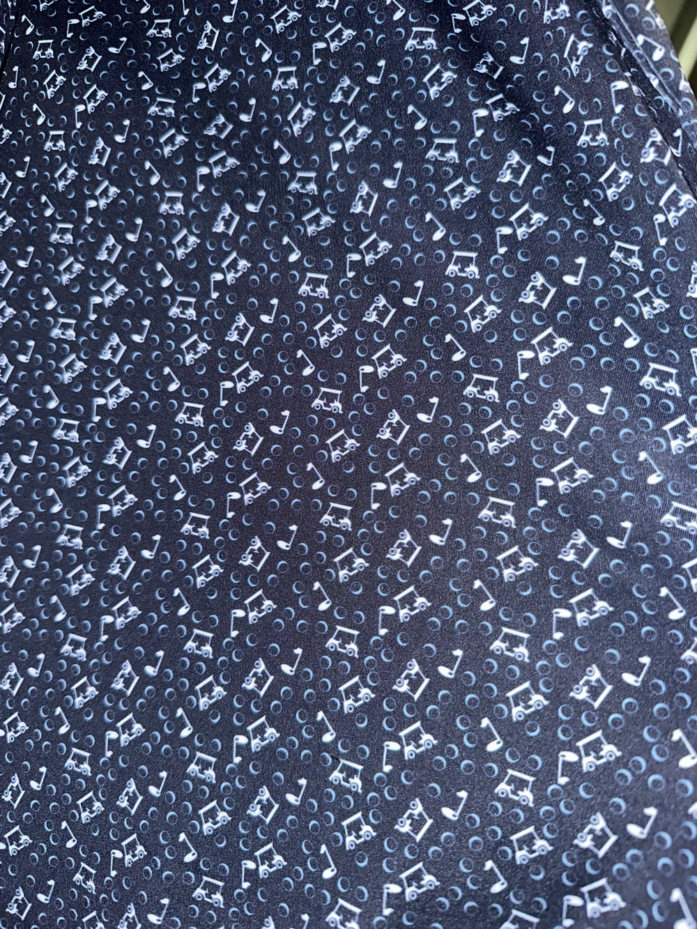 Gentlemen’s Navy Golf Cart Signature Polo